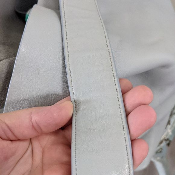 All Saints Paradise North South Leather tote blue - Picture 10 of 13